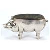 Image 1 : A pin cushion in the form of a pig, standing four square Birmingham 1905 by Adie & Lovekin Ltd, 5...