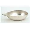Image 1 : A George III plain pap boat, London 1776 probably by William Cattell (the marks rubbed), 12cm (4....