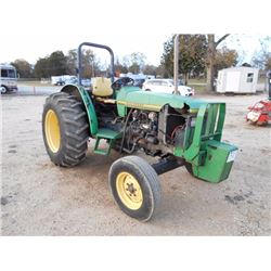 JOHN DEERE 5300 FARM TRAILER, S/N 432654, PTO, 3 PTH, 16.9-28 TIRES, METER READING 1,522 HOURS