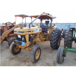 FORD S610 FARM TRACTOR, S/N BC69367, 65 HP DIESEL ENG, 3 PTH, PTO, 1 HYD REMOTE, CANOPY, REAR SCREEN