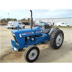 FORD 3000 FARM TRACTOR, S/N 0341100, 3 PTH, PTO, 12.4X28 TIRES