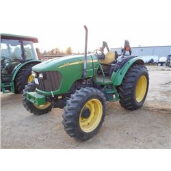 JOHN DEERE 5325 MFWP FARM TRACTOR, S/N 333190 ( 06 YR) 3 PTH, PTO, 2 HYD REMOTES, ROLL BAR, METER RE