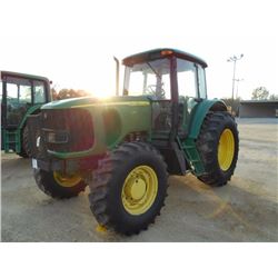JOHN DEERE 6715 MFWD FARM TRACTOR, S/N 418379, 3 PTH, PTO, 3 HYD REMOTES, ECAB W/AIR, METER READING 