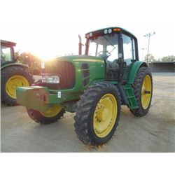 JOHN DEERE 7130 PREMIUM MFWD FARM TRACTOR, S/N 001785, 3 PTH, PTO, 3 HYD REMOTES, ECAB W/AIR, METER 