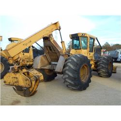 TIGERCAT 620C GRAPPLE SKIDDER, S/N 6201347 (09 YR) DUAL ARCH, WINCH, ECAB W/AIR, 30.5L-32 TIRES