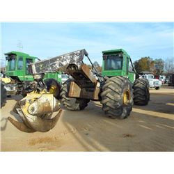 JOHN DEERE 748G III GRAPPLE SKIDDER, S/N 612053 (07 YR) DUAL ARCH, WINCH, ECAB W/AIR, 30.5L-32 TIRES