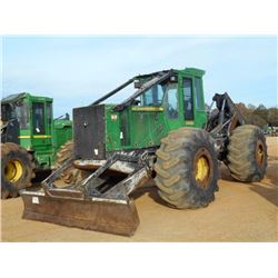 JOHN DEERE 648H GRAPPLE SKIDDER, S/N 652288 (13 YR) DUAL ARCH, WINCH, ECAB W/AIR, 30.5L-32 TIRES, ME