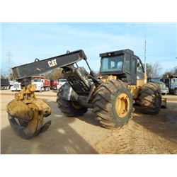 CAT 525C GRAPPLE SKIDDER, S/N 52501477 (12 YR) DUAL ARCH, WINCH, ECAB W/AIR, 30.5L-32 TIRES, METER R