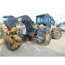 CAT 525C GRAPPLE SKIDDER, S/N 52501349 (11 YR) SINGLE ARCH, WINCH, ECAB W/AIR, 30.5L-32 TIRES, METER