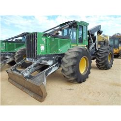 JOHN DEERE 648H SKIDDER, S/N 628582 (10 YR) DUAL ARCH GRAPPLE, WINCH, ECAB W/AIR, 30.5-32 TIRES, MET
