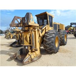 TIGERCAT 724E FELLER BUNCHER, S/N 7242043 (11 YR) DW5502 SAWHEAD, ECAB W/AIR, 30.5L-32 TIRES, METER 