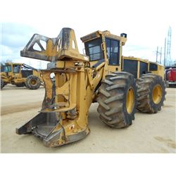 TIGERCAT 720E FELLER BUNCHER, S/N 7205471 (14 YR) PW 5502 SAW HEAD, ECAB W/AIR, 30.5L32 TIRES, METER