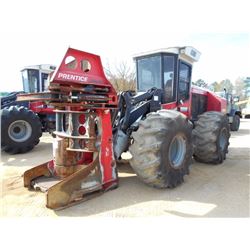 PRENTICE 2470 FELLER BUNCHER, S/N PB19985 (11 YR) PRENTICE SH50 SAWHEAD, ECAB W/AIR, 28L-26 TIRES, M