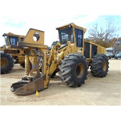 TIGERCAT 718 FELLER BUNCHER, S/N 0548 (04 YR) SAWHEAD, ECAB W/AIR, 28L-26 TIRES