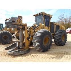 TIGERCAT 718 FELLER BUNCHER, S/N 0696 (05 YR) SAW HEAD, ECAB W/AIR, 30.5L-32 TIRES
