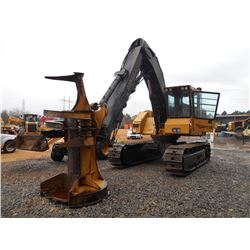 TIGERCAT 845 TRACK FELLER BUNCHER, S/N 845240, SAW HEAD, ECAB W/AIR, METER READING 914 HOURS