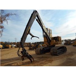 TIGERCAT 240 CRAWLER LOG LOADER, S/N 2400 121, HIGHRISE CAB W/AIR, SAW HYD, CONTINUOUS ROTATION GRAP