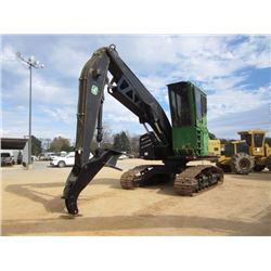 JOHN DEERE 2054 TRACK LOG LOADER, S/N CB5B05HAP00305 (09 YR) HI-RISE CAB W/AIR, LIVE HEEL, LOG GRAPP