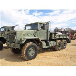 HARSCO M923AW 5 TON 6X6 CARGO TRUCK, S/N 23F10226 CUMMINS DIESEL ENG, A/T, 14' BODY, 14.00R20 TIRES,