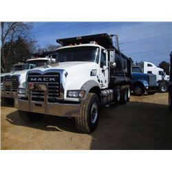2012 MACK GU713 TRI-AXLE DUMP, S/N 1M2AX04C2CM012826, MACK MP7-405M ENG, ALLISON A/T, 46K REARS, 18K