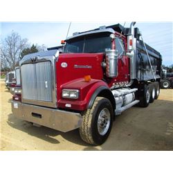 2012 WESTERN STAR 4900 TRI-AXLE DUMP, S/N 5KKMAEBG9CPBJ3982, 550HP CUMMINS ISX15 ENG, 18 SPD TRANS, 