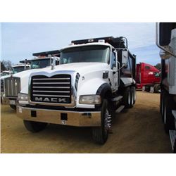 2007 MACK CTP713 TRI-AXLE DUMP, S/N 1M2AT04Y77M003097, MP7 405 HP MACK DSL ENG, ALLISON AUTO TRANS, 