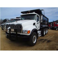 2006 MACK CV713 TRI-AXLE DUMP, S/N 1M2AG11C06M045127, MACK DIESEL ENG, 10 SPD TRANS, 46K REARS, 12K 