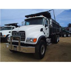 2007 MACK CV713 TA DUMP, S/N 1M2AG11C27M059225, 370 HP MACK DIESEL ENG, 10 SPD TRANS, ENGINE BRAKE, 