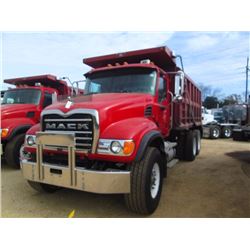 2005 MACK CV713 T/A DUMP, S/N 1M2AG11C25M023306, AMI 370 HP MACK ENG, 10 SPD TRANS, 46K REARS, 18K F
