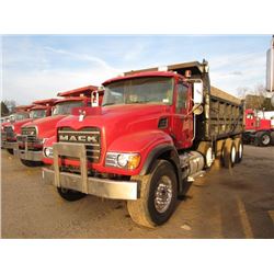 2005 MACK CV713 TRI-AXLE DUMP, S/N 1M2AG11CXSM020976, 427 HP MACKDIESEL ENG, 10 SPD TRANS, 44K REARS