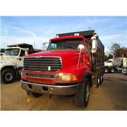 2006 STERLING TRI-AXLE DUMP, S/N 2FZMAZCV06AW36931, MERCEDES-BENZ DIESEL ENG, 8LL TRANS, 46K REARS, 