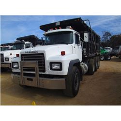 2001 MACK RD688S TRI-AXLE DUMP, S/N 122P267C21M058659, MACK DIESEL ENG, 8LL TRANS, 44K REARS, 18K FR