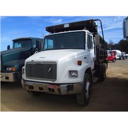 2001 FREIGHTLINER FL80 T/A DUMP, S/N 1FVHBXAK01HH36808, CAT 3162 DIESEL ENG, 8LL TRANS, 44K REARS, 1