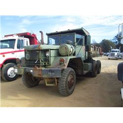 JEEP 5-TON 6X6 M817 T/A FLATBED CARGO, S/N 05D00171-10878, DIESEL ENG, 5 SPD TRANS