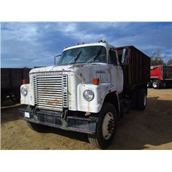 1978 INTERNATIONAL 2050A S/A FLATBED DUMP, S/N D1225HG818941, IHC DIESEL ENG, 10 SPD TRANS, 14' FLAT