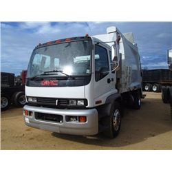 2004 GMC T7500 S/A GARBAGE TRUCK, S/N 1GDP7F1344F502904, DIESEL ENG, ALLISON A/T, 23K REARS, 12,350#