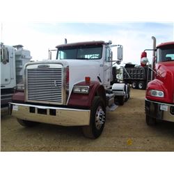 2008 FREIGHTLINER FLD120SD TRI-AXLE TRUCK TRACTOR, S/N 1FVMALCKX8DZ95523, DETROIT SERIES 60 515HP 14