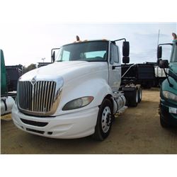 2009 INTERNATIONAL PROSTAR T/A TRUCK TRACTOR, S/N 2HSCTAPR89C053587, CUMMINS 15X435ST ENG, 10 SPD TR