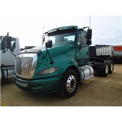 2009 INTERNATIONAL PROSTAR T/A TRUCK TRACTOR, S/N 2HSCTAPR89C053590, CUMMINS ISX 435 ST ENG, 10 SPD 
