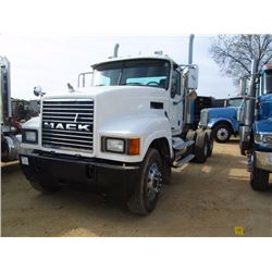 2007 MACK CHN613 T/A TRUCK TRACTOR, S/N 1M1AJ06Y47N007741, MACK DIESEL ENG, 10 SPD TRANS, 40K REARS,