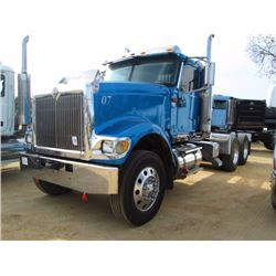 2007 INTERNATIONAL 5900I T/A TRUCK TRACTOR, S/N 1HSXRAPR67J410604, 475 HP CUMMINS DIESEL ENG, 10 SPD