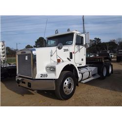 2006 FREIGHTLINER T/A TRUCK TRACTOR, S/N 1FUJALCK26DW28801, 40K REARS, 12K FRONT, ENGINE BRAKE, 11R2