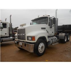 2006 MACK CHN613 T/A TRUCK TRACTOR, S/N 1M1AJ06Y06N003975, MACK DIESEL ENG, 8LL TRANS, 38K REARS, 12