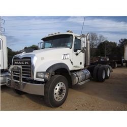 2007 MACK CTP713 T/A TRUCK TRACTOR, S/N 1M2AT04Y37M006904, MP7 MACK 405M DIESEL ENG, 10 SPD TRANS, 4