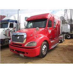 2005 FREIGHTLINER T/A TRUCK TRACTOR, S/N 1FUJA60E05LUD6451, CAT DIESEL ENG, A/T, SLEEPER CAB, 295/75