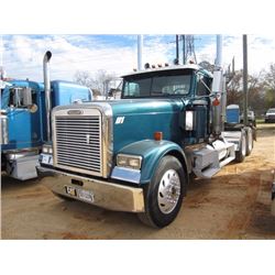 2001 FREIGHTLINER CLASSIC XL T/A TRUCK TRACTOR, S/N 1FUPCXYB61PH50575, CAT C15 DIESEL ENG, 10 SPD TR