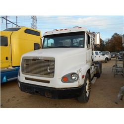 1999 FREIGHTLINER FL112 T/A TRUCK TRACTOR, S/N 1FUYTWEB4XHA70969, CAT DIESEL ENG, 10 SPD TRANS, 40K 
