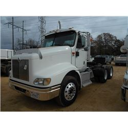 2004 INTERNATIONAL 9200I T/A TRUCK TRACTOR, S/N 3HSCEAHR24N022559, CUMMINS DIESEL ENG, 10 SPD TRANS,