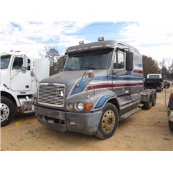 1998 FREIGHTLINER T/A TRUCK TRACTOR, S/N 1FUYNMEB9WL775001, CUMMINS M11 ENG, 9 SPD TRANS, 40K REARS,