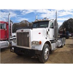 2006 PETERBILT T/A TRUCK TRACTOR, S/N 1XPFDB9X76N643319, CAT C15 ENG, 10 SPD TRANS, 38K REARS, 12K F